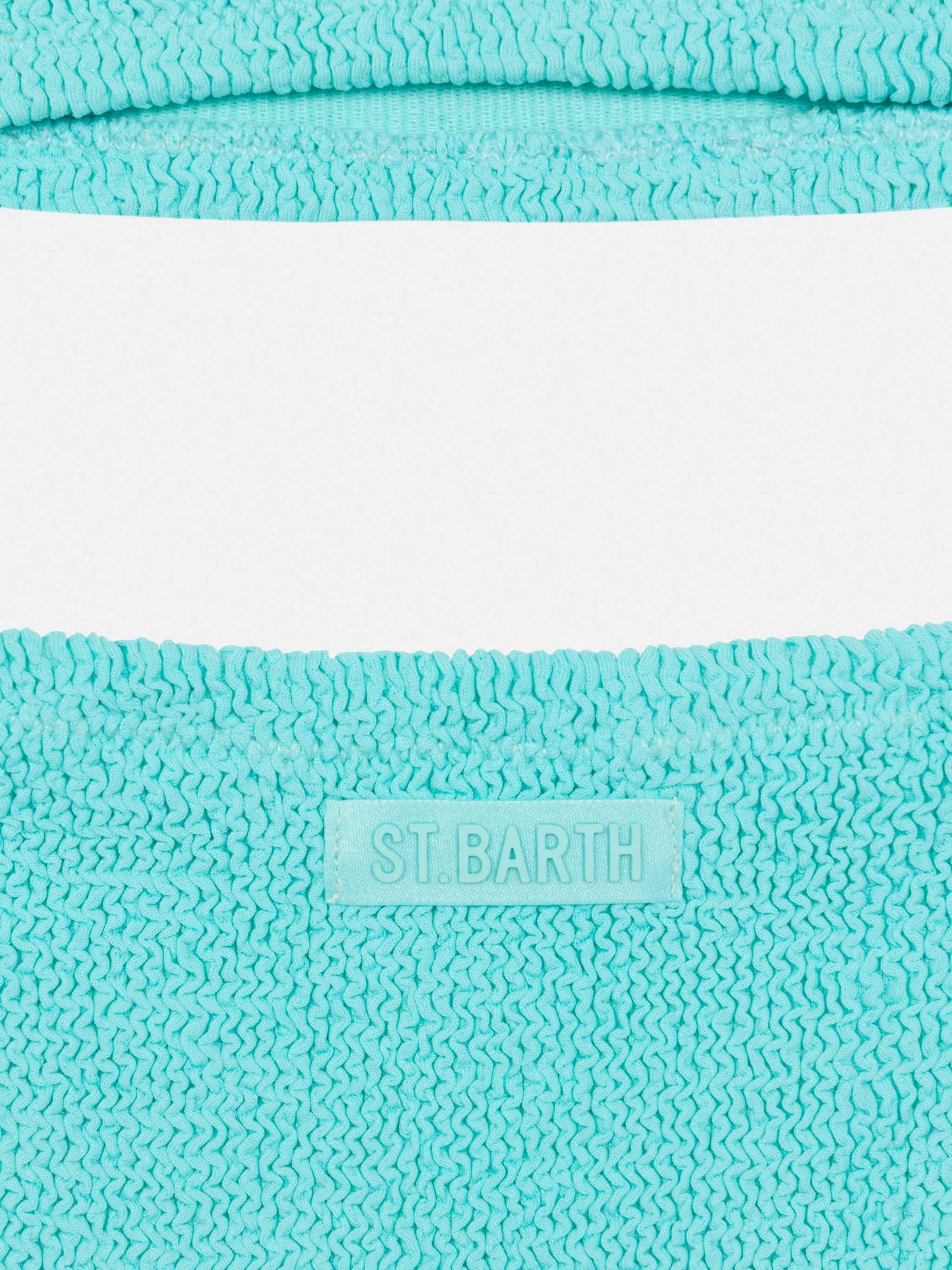 Water green crinkle classic bralette bikini Baker