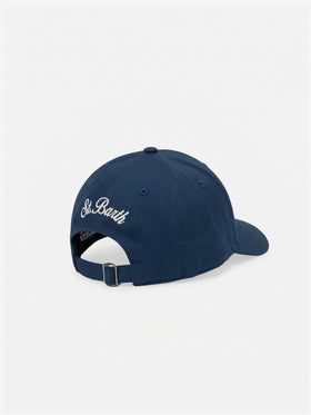 Cappellino Baseball con visiera in blu navy con ricamo Cigarette | Special Edition