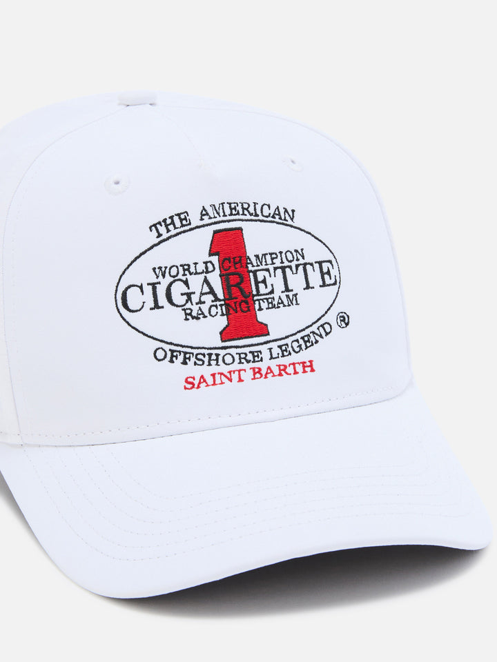 Cappellino Baseball con visiera in bianco con ricamo Cigarette | CIGARETTE SPECIAL EDITION