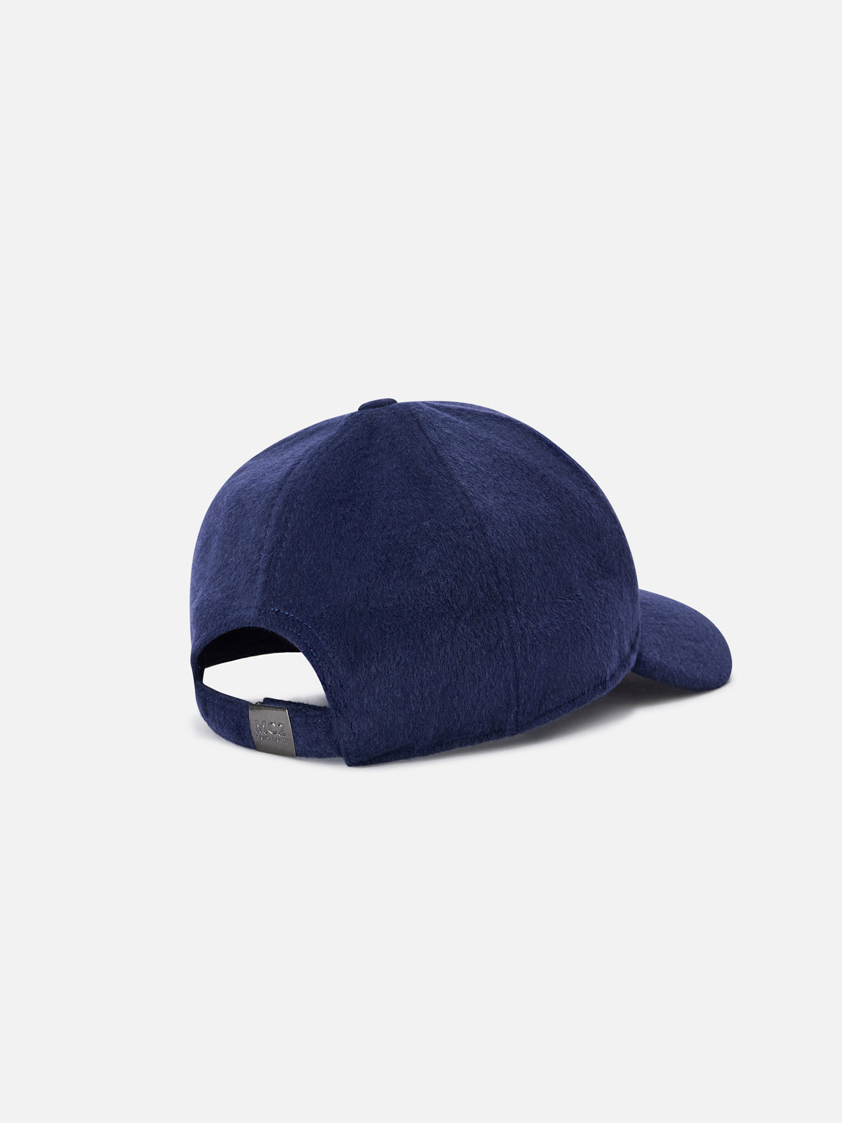 Cappello Baseball blu navy in feltro con ricamo monogramma SB