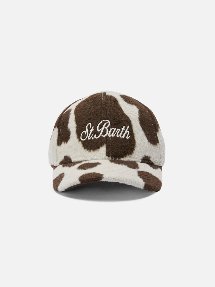 Cappello con visiera Baseball Felt in misto lana muccata
