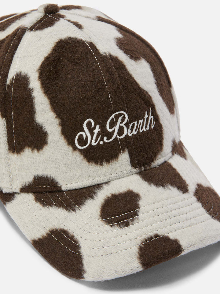 Cappello con visiera Baseball Felt in misto lana muccata