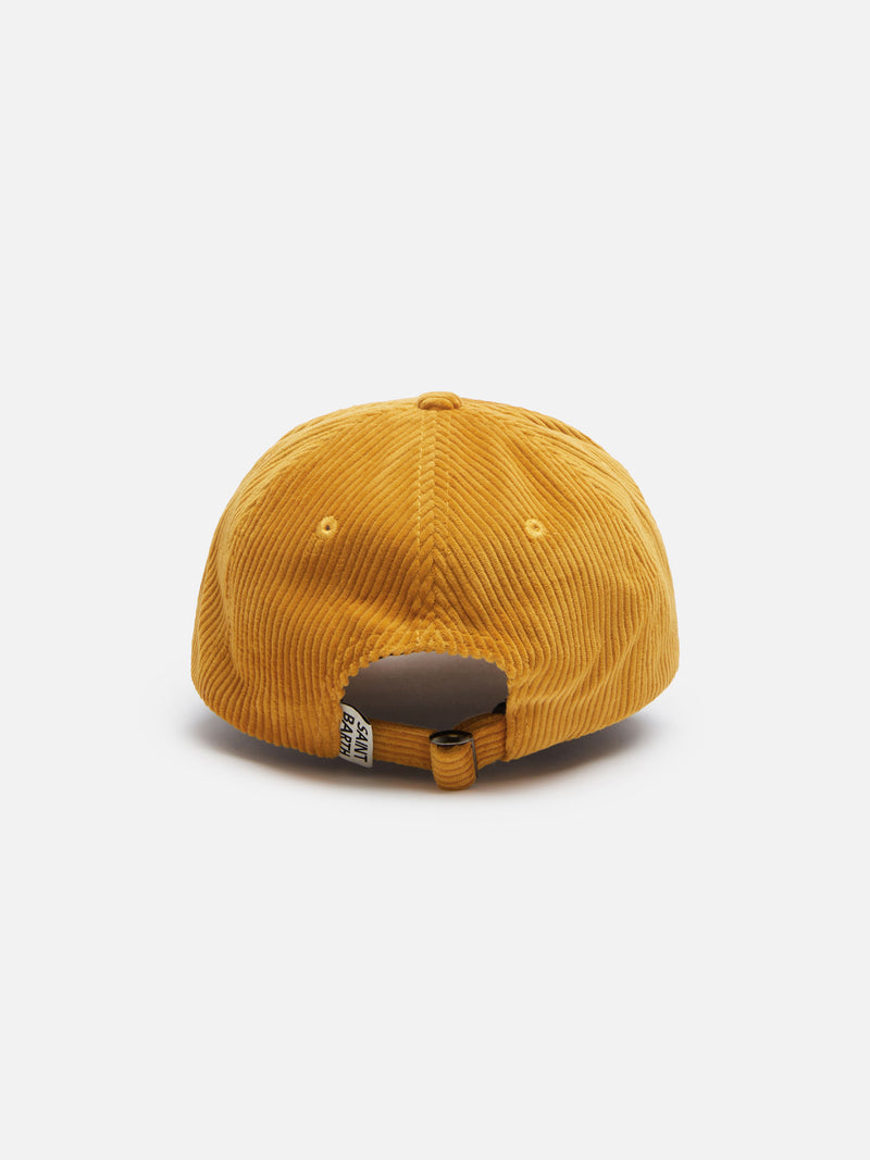 Baseball-Cap aus Camel-Cord mit Sun Moritz-Stickerei