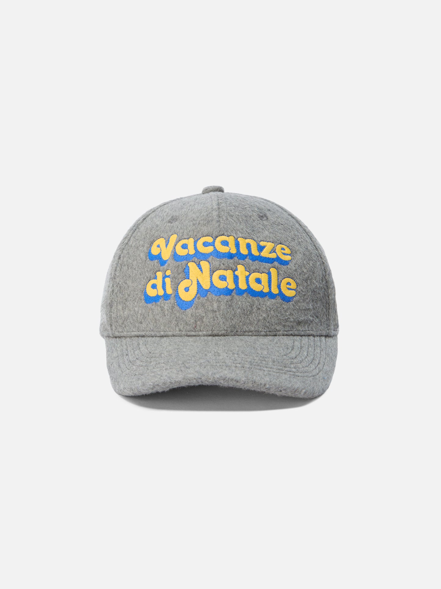 Baseball Cap Wool in wool blend with Christmas Vacation embroidery | VACANZE DI NATALE SPECIAL EDITION