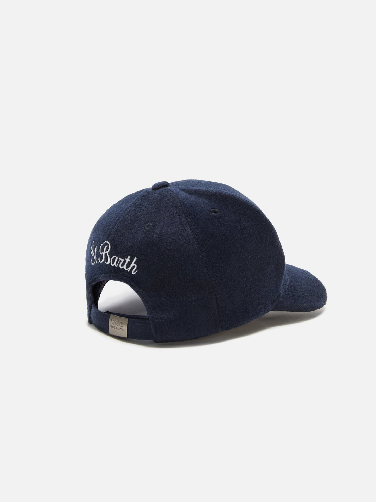 Baseballkappe aus Wollmischung mit Weihnachtsmotiv-Stickerei | VACANZE DI NATALE SPECIAL EDITION