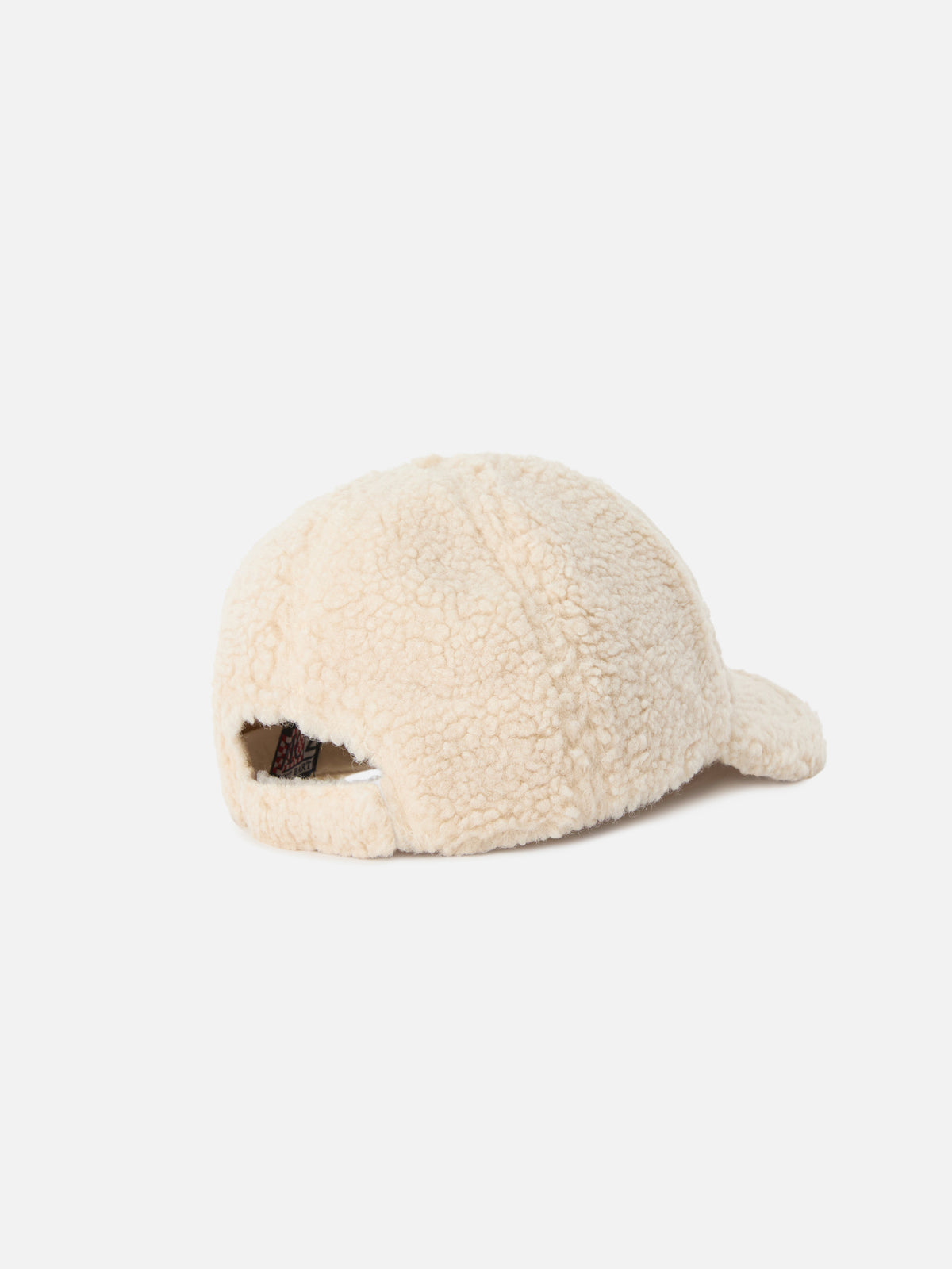 Casquette teddy beige Baseball avec broderie logo 