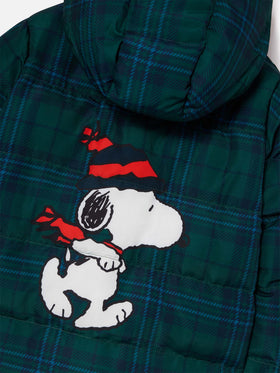 Chaqueta verde Baxter con estampado de Snoopy en la espalda | Special edition 