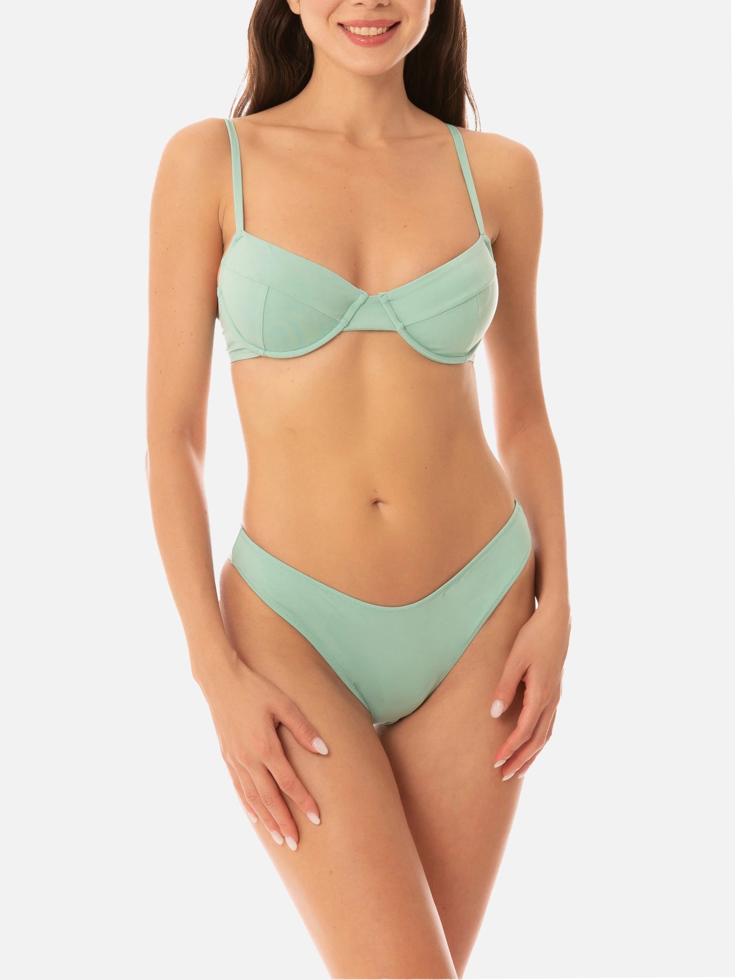 Bikini bralette à armatures Bea Elise sage 