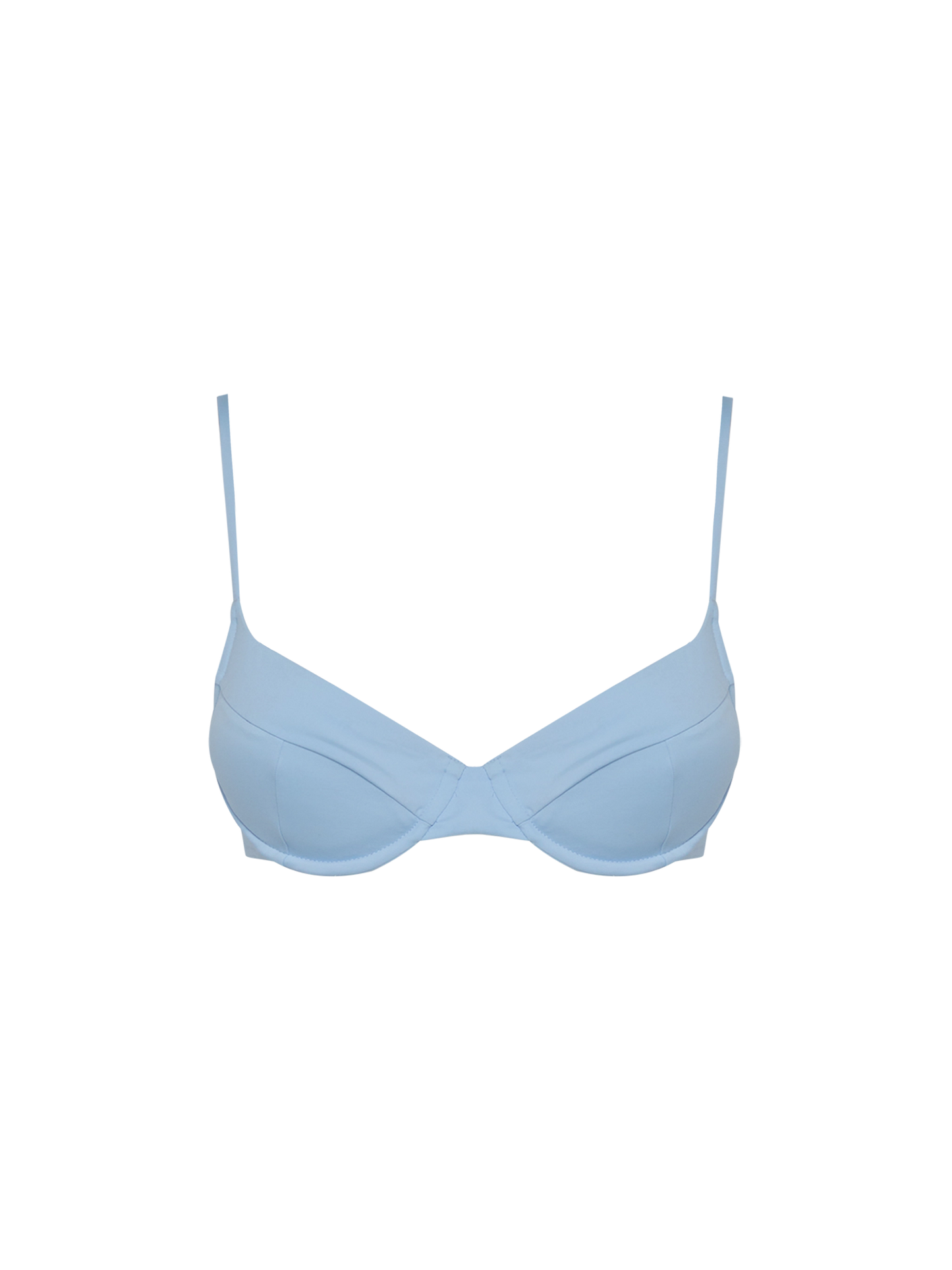 Bea bralette azzurro chiaro con ferretto