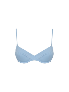 Bea bralette azzurro chiaro con ferretto