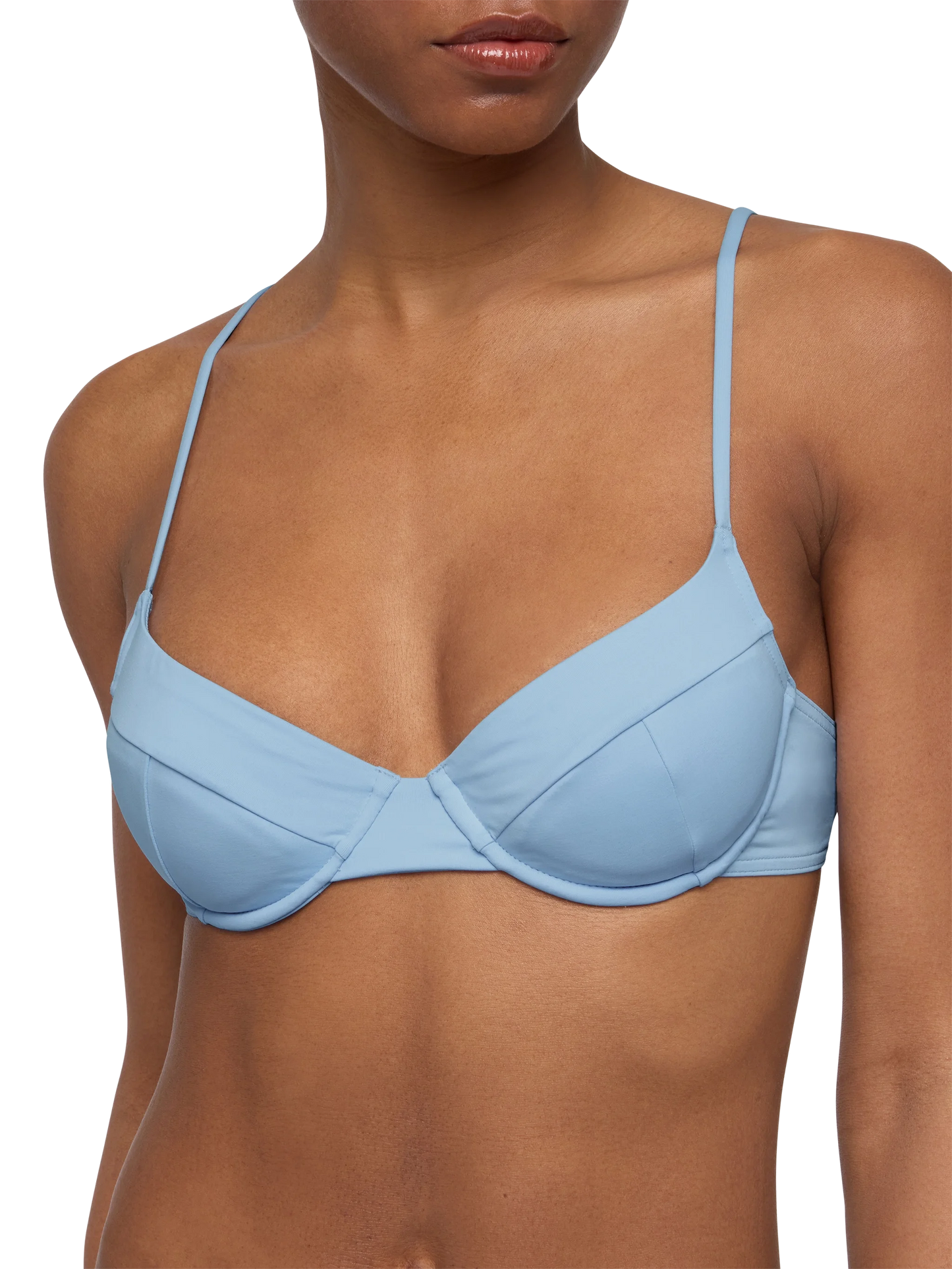 Bea bralette azzurro chiaro con ferretto