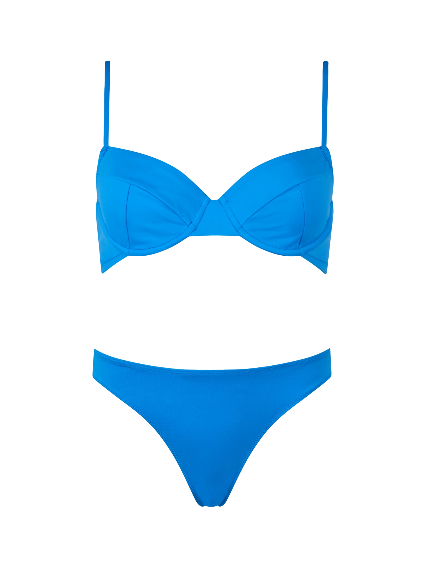 Woman bluette underwired bralette bikini Bea Lido - MC2 Saint Barth