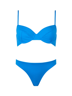 Woman bluette underwired bralette bikini Bea Lido - MC2 Saint Barth