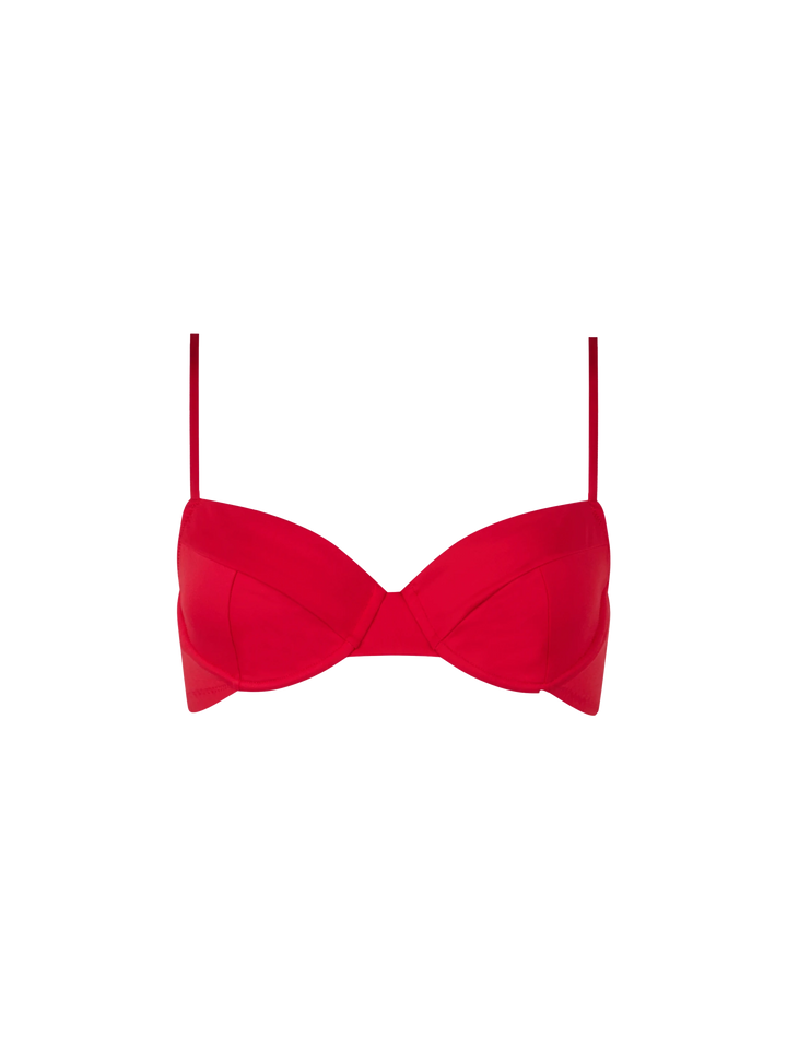 Red Bea bralette underwired bikini