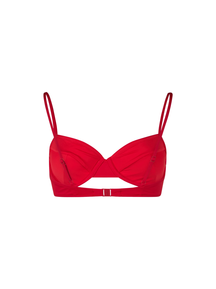 Red Bea bralette underwired bikini