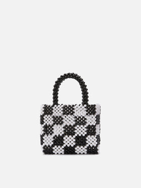 Mehrfarbige kleine Tasche mit Perlen