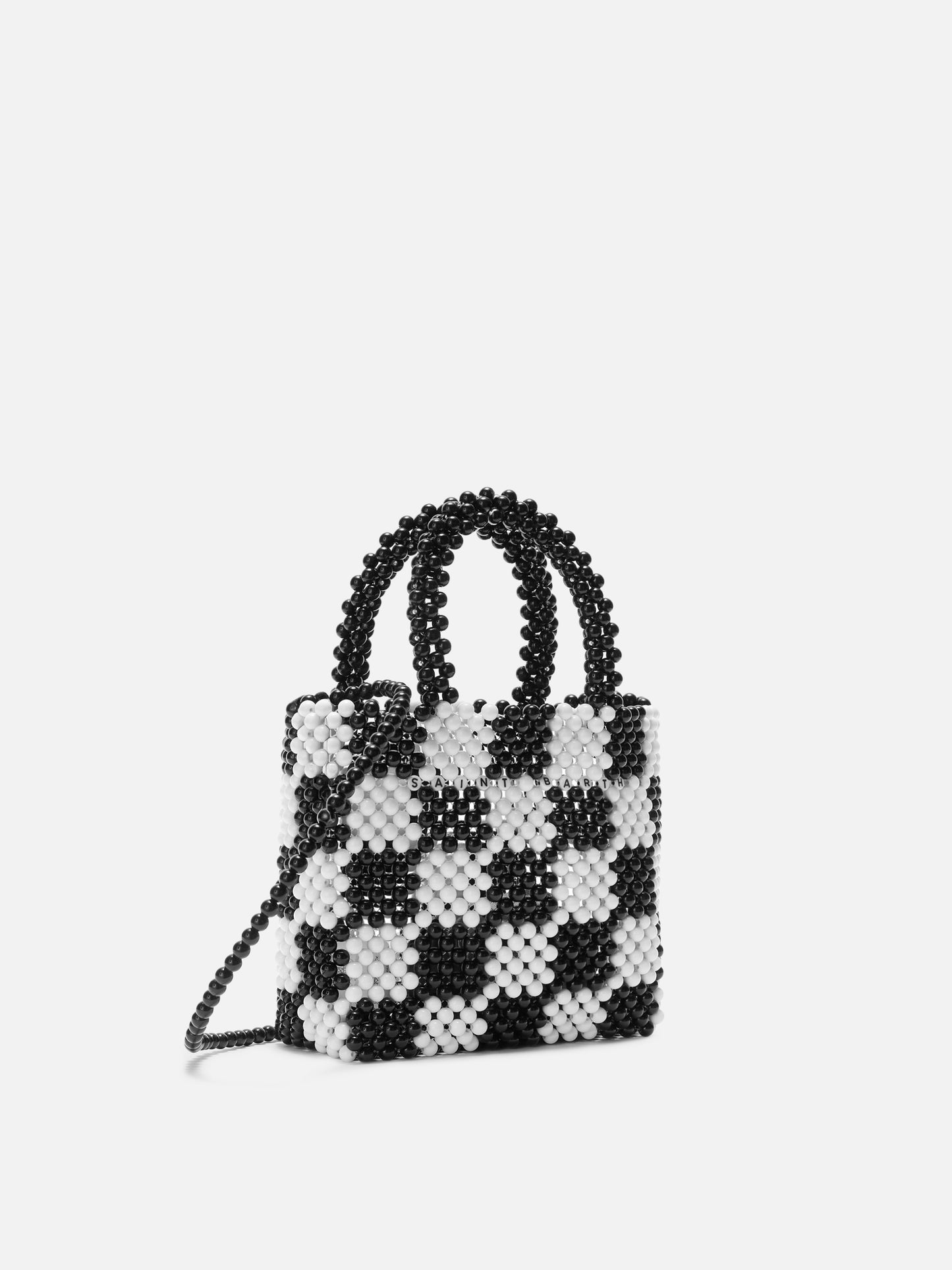 Borsa piccola con perline multicolor