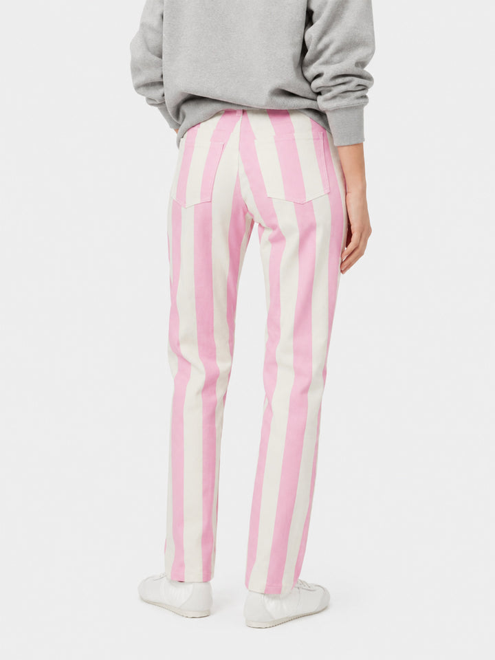 Belleville Jeans aus Denim mit rosa Streifen 