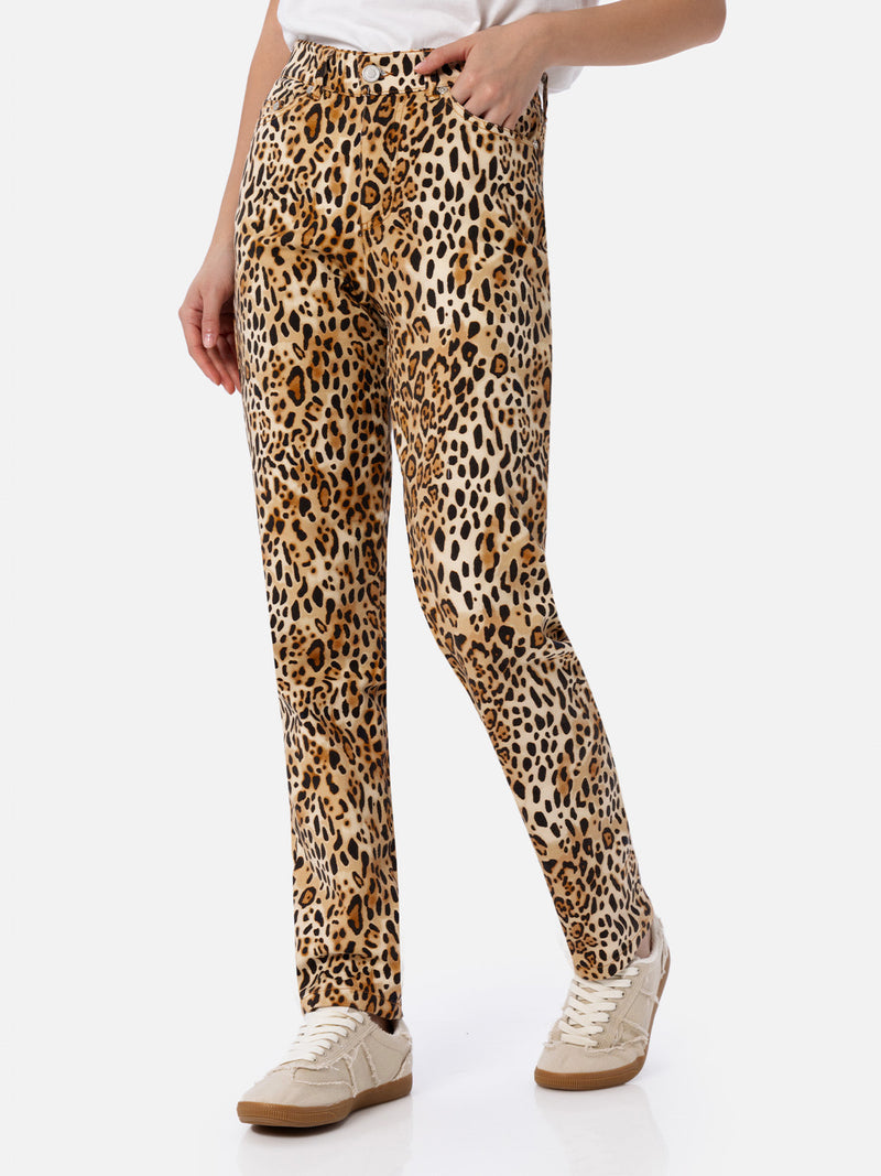 Belleville Damen-Denim mit Animalier-Print