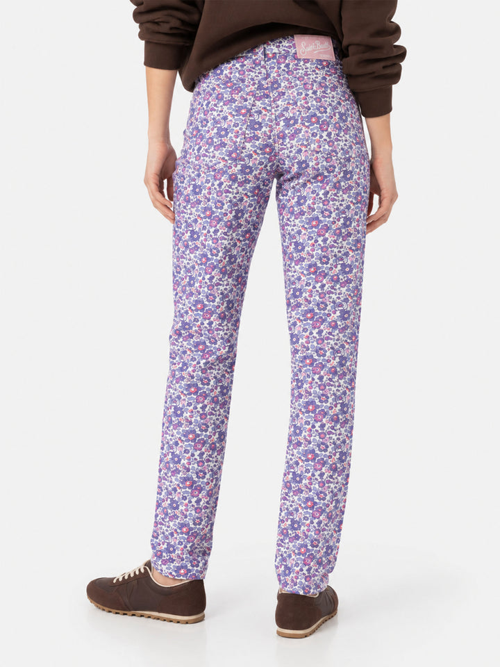 Belleville Betsy Denim-Jeans mit floralem Print | Special Edition 