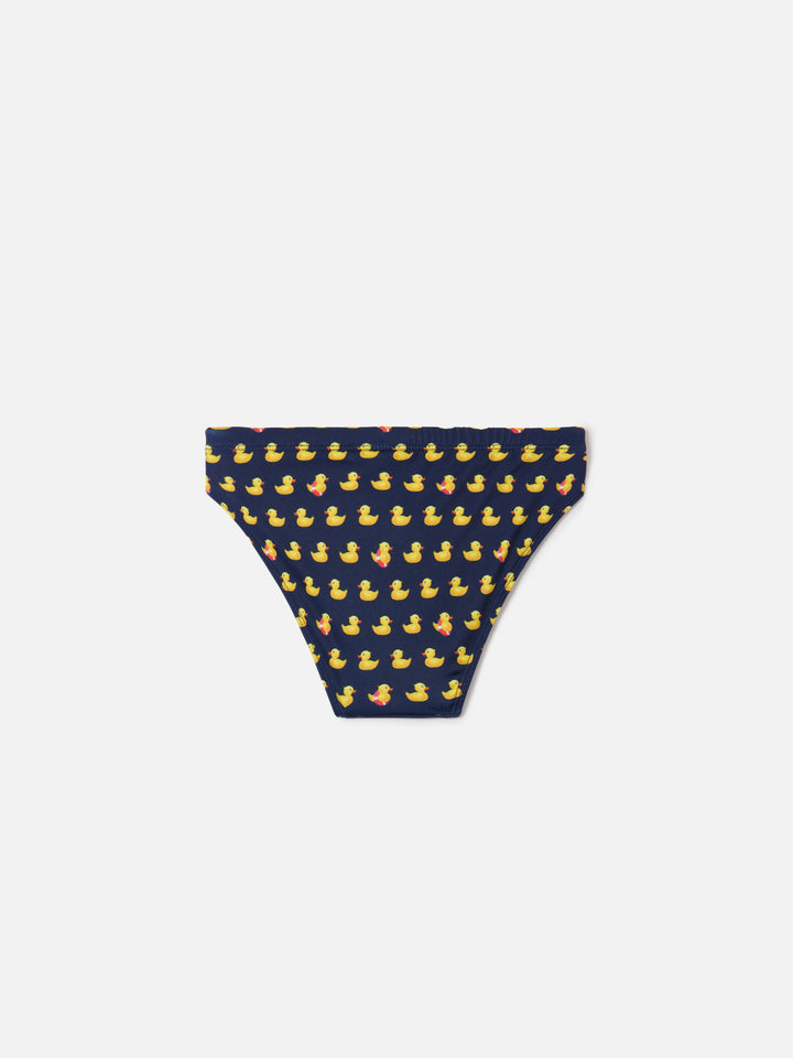 Billy swim briefs with all-over Ducky print