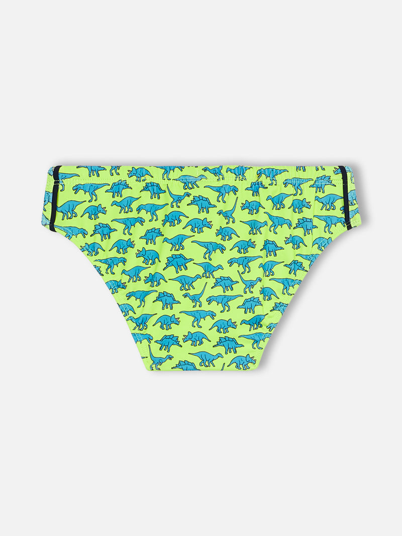 Jungen-Badehose Billy mit Dinosaurier-Print