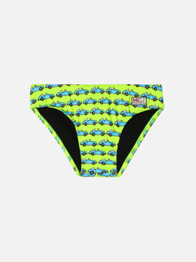 Jungen Badeslip Billy mit Porsche Auto-Print | PORSCHE SPECIAL EDITION