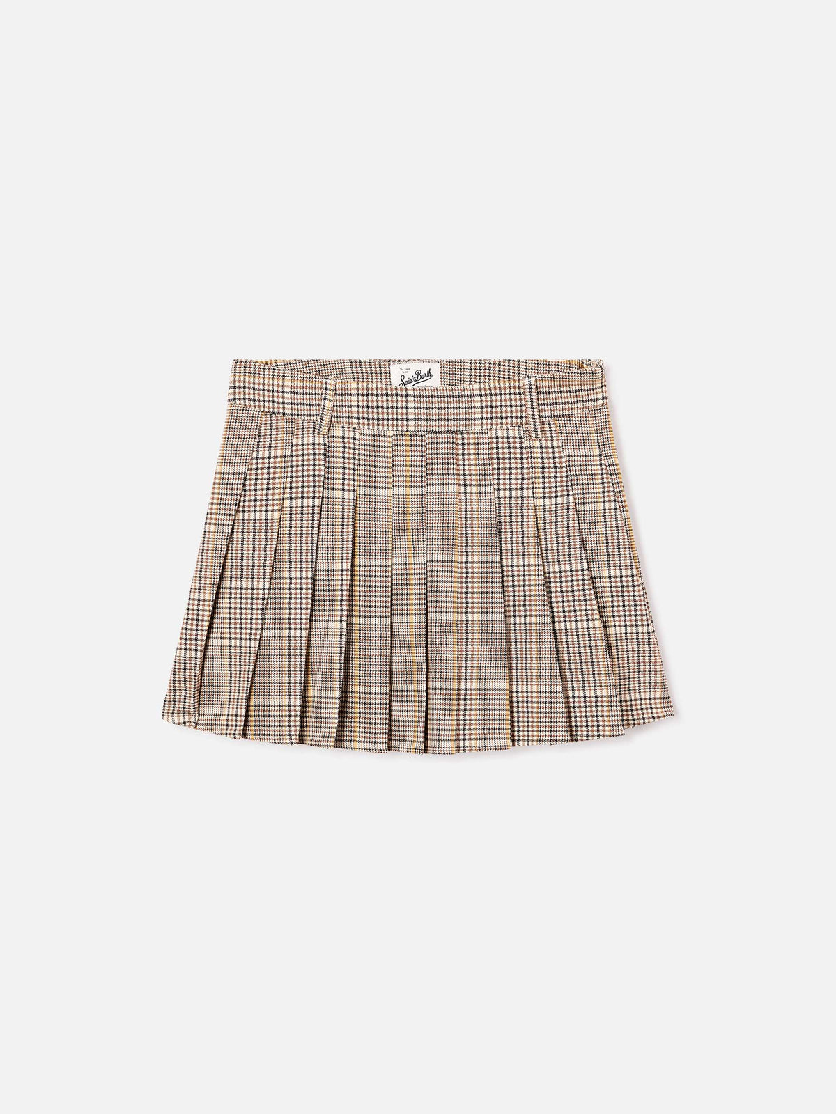 Mini-jupe en flanelle Blay à motif tartan 