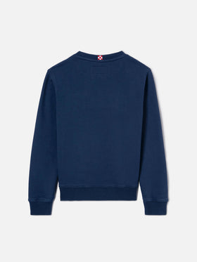 Navy blue Bobby sweatshirt with Sport Club embroidery