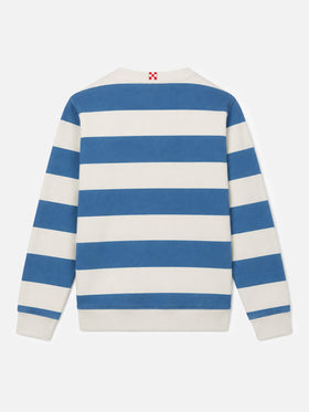Bluette and off-white striped Bobby sweatshirt