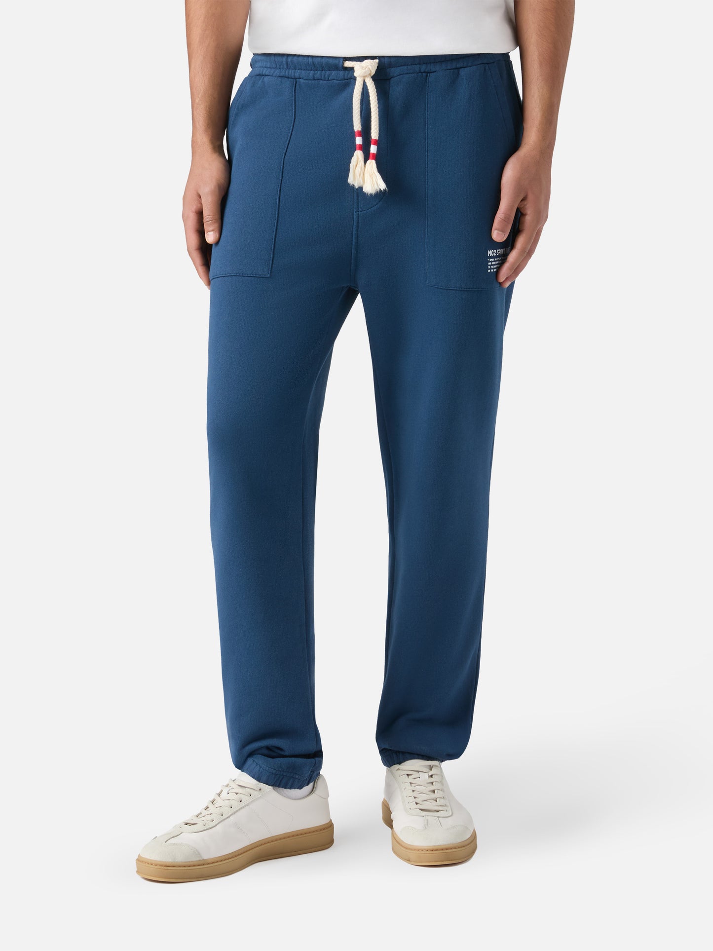 Pantaloni sportivi blu mélange Bolt
