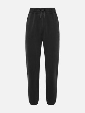 Pantaloni tuta Bolt in felpa nera