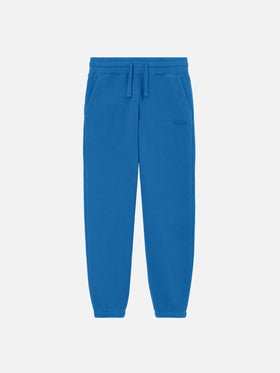 Pantaloni tuta Bolt Jr in felpa bluette