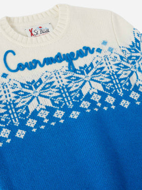 Bombardino Jr Pullover mit Courmayeur- und Fair-Isle-Jacquard