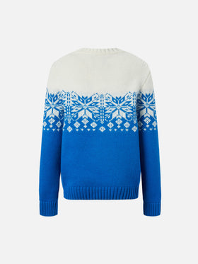 Bombardino Jr Pullover mit Courmayeur- und Fair-Isle-Jacquard