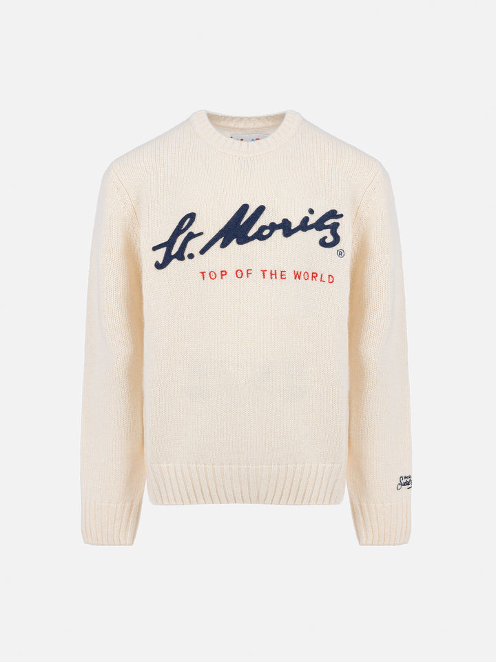 Jungen Pullover Bombardino mit St. Moritz Stickerei | ST. MORITZ TOP OF THE WORLD SPECIAL EDITION
