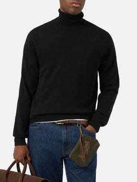 Black Bond cashmere turtleneck