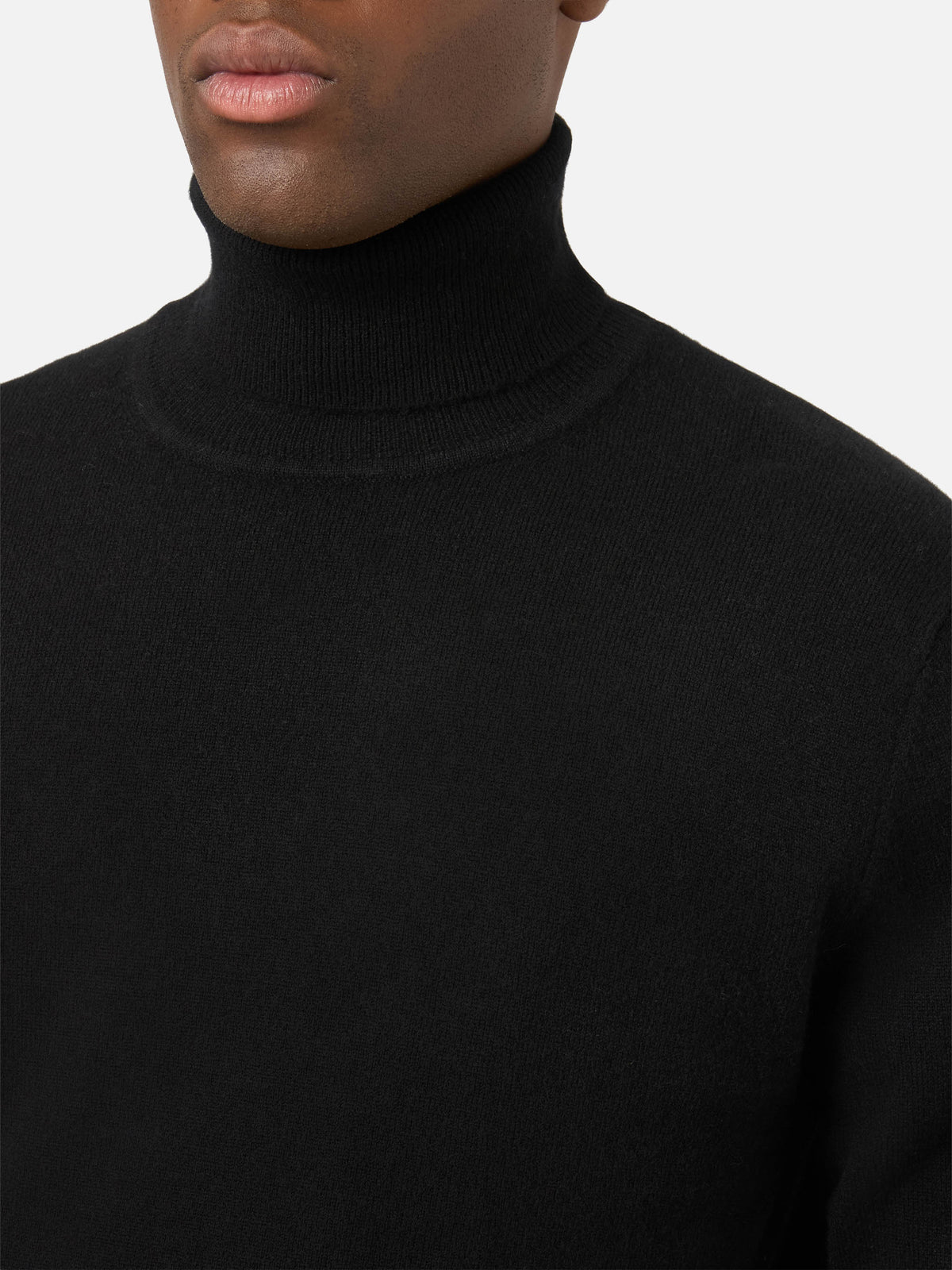Black Bond cashmere turtleneck