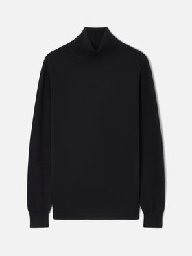 Black Bond cashmere turtleneck