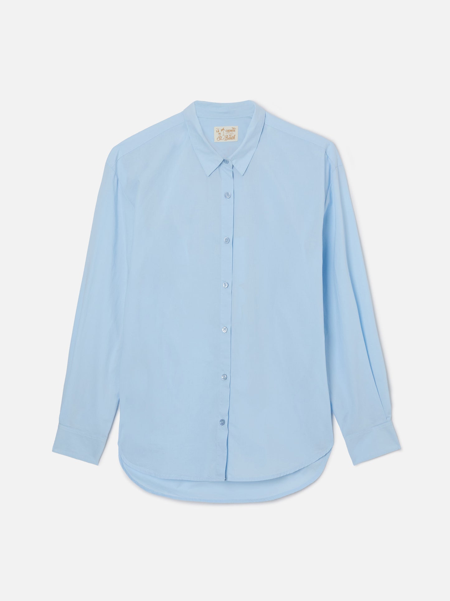 Camicia Brigitte azzurra con stampa Hello Kitty | Special Edition