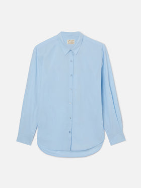 Camicia Brigitte azzurra con stampa Hello Kitty | Special Edition
