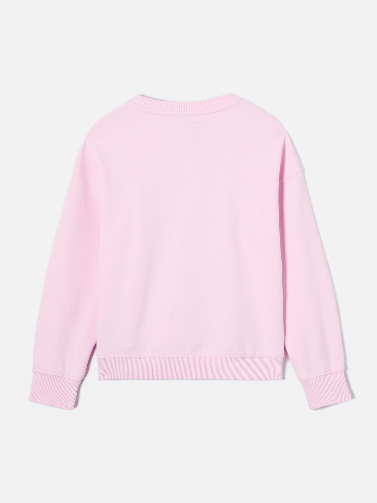Briony Rundhals-Sweatshirt in Rosa mit Logo in Frottee-Optik 