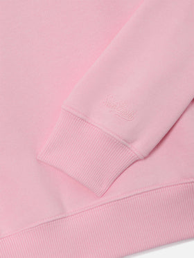 Rosa Sweatshirt aus Baumwollmischung in Briony mit „My Mom Is My Stylist“-Stickerei 