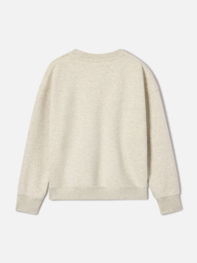 Sudadera gris de mezcla de algodón Briony con estampado St. Barth 