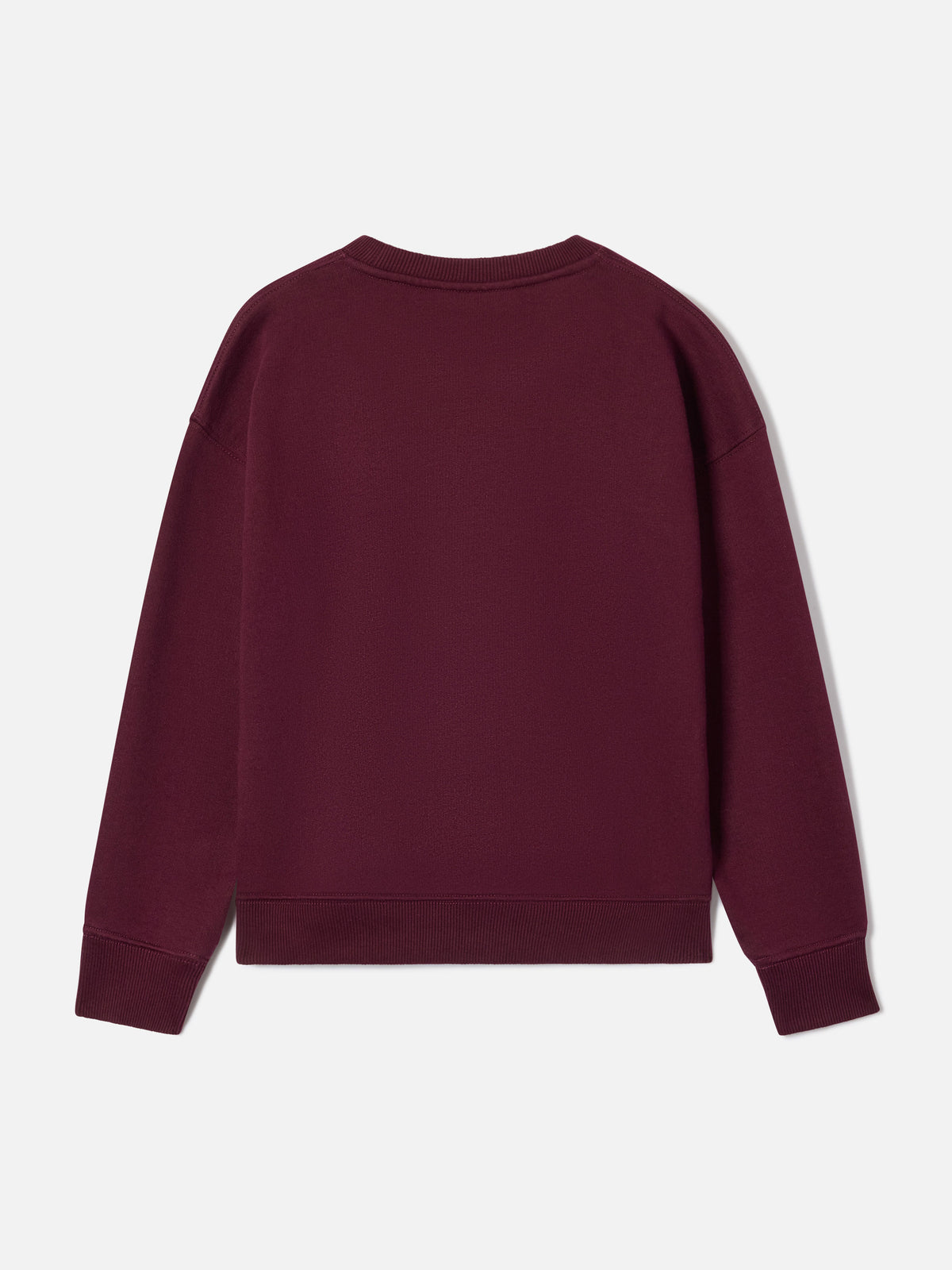 Sudadera de mezcla de algodón Burgundy Briony con estampado St. Barth 