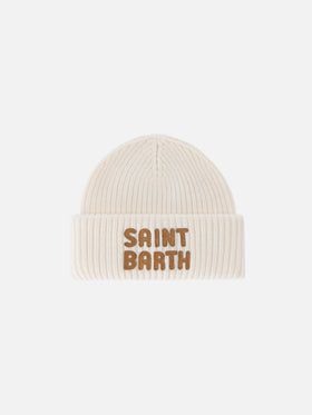 Bonnet off white Berry avec patch logo 