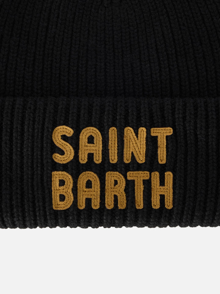 Bonnet noir Berry avec patch logo 