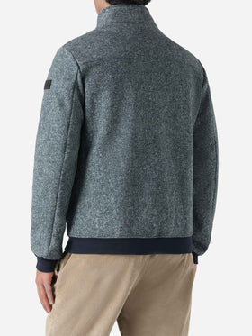 Giacca termica Byron blu melange