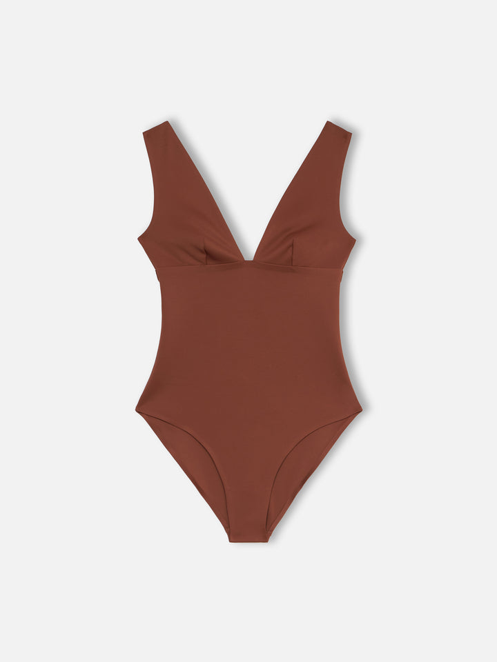 Calliope costume intero termosaldato marrone