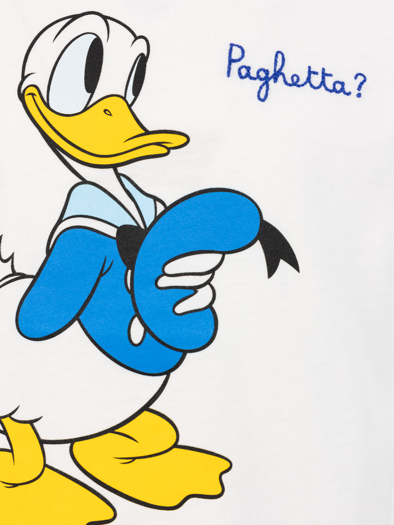 Schweres Baumwoll-T-Shirt für Jungen „Cameron“ mit Donald-Aufdruck und Paghetta-Stickerei | DISNEY SPECIAL EDITION